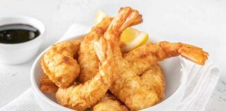 Gamberi in tempura