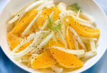 Insalata finocchi e arance