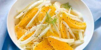 Insalata finocchi e arance