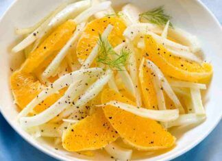Insalata finocchi e arance