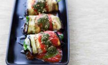 Involtini di melanzane al pesto di basilico RicettaSprint