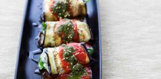 Involtini di melanzane al pesto di basilico RicettaSprint