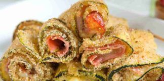 Involtini di zucchine veloci