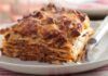 Lasagna alla bolognese con ragù di manzo e salsicce