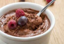 Mousse al cioccolato e caffè