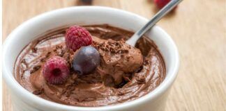 Mousse al cioccolato e caffè