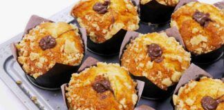 Muffin con crema light al cioccolato RicettaSprint