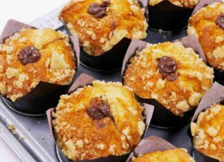 Muffin con crema light al cioccolato RicettaSprint