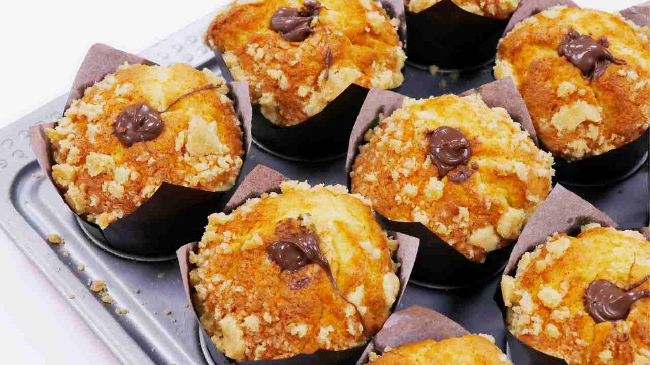 Muffin con crema light al cioccolato RicettaSprint