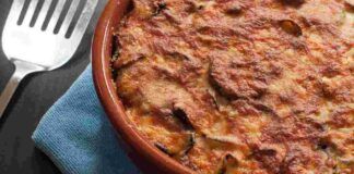 Parmigiana di verdure, 250 cal