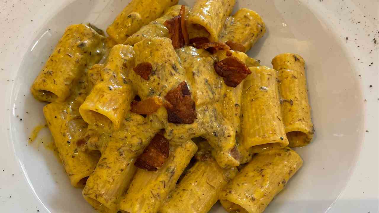 Pasta cremosa con pancetta RicettaSprint
