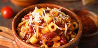 Pasta e fagioli della nonna lardiati