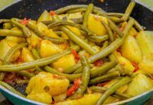 Patate fagioli e pomodoro