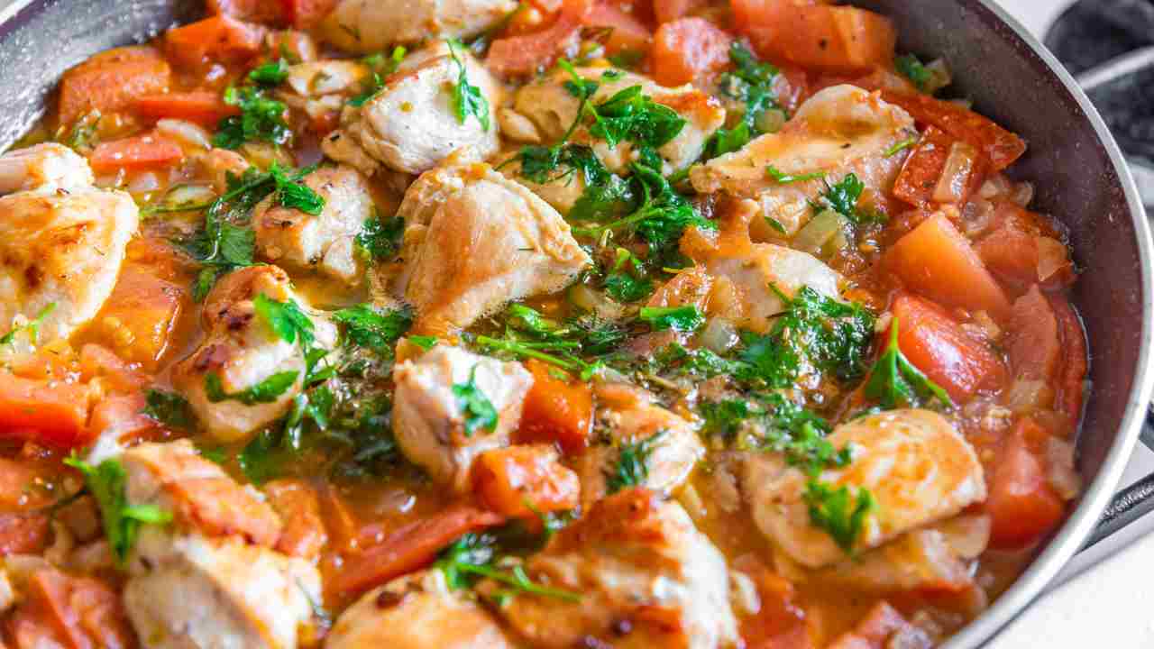 Peperonata con pollo RicettaSprint