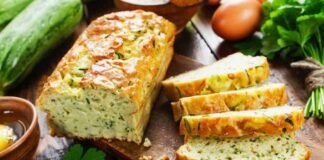 Plumcake salato con zucchine e formaggio