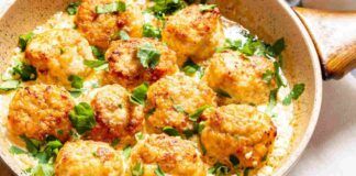 Polpette di pollo al limone