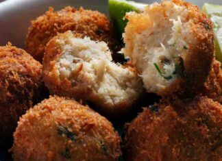 Polpette di tonno con patate e zucchine