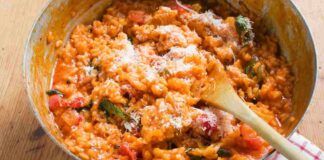 Risotto pomodorini e burrata