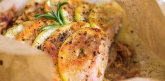 Salmone in crosta di patate