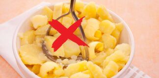 Patate schiacciate