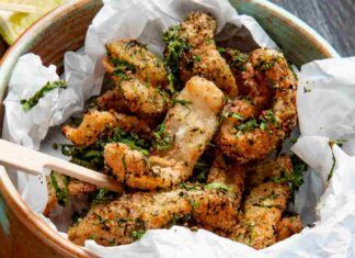 Straccetti di pollo gratinati e saporiti