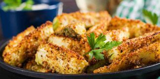 Straccetti di pollo saporiti al forno