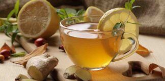 Tè al limone e zenzero