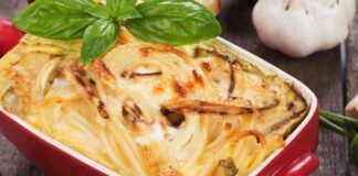 Timballo di spaghetti ripieno di zucchine RicettaSprint