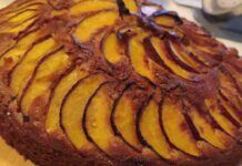 Torta alle pesche sciroppate - RicettaSprint