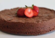 Torta caprese light