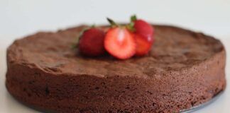 Torta caprese light
