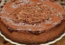 Tortina 2 ingredienti al cioccolato senza forno