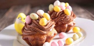 Tortini di Pasqua con gli ovetti di cioccolato