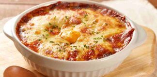 Uova alla contadina con mozzarella a patate RicettaSprint