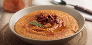 Vellutata di lenticchie e pomodoro