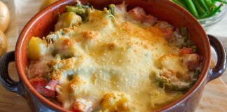 Verdure nel tegame con mozzarella RicettaSprint