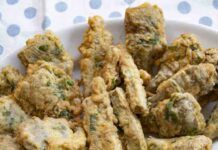 A Pasqua i carciofi falli pastellati alla maniera di mia nonna, non ne resterà nemmeno uno: croccanti e asciutti, lascia stare l’umido moliccio carciofi pastellati