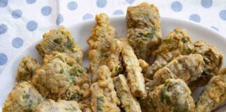 carciofi pastellati