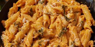 penne cremose con parmigiano ricettasprint