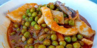 seppie piselli umido ricettasprint