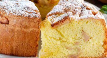 La panna montata l’ho messa nell’impasto e la classica torta di mele é diventata una nuvola: lo avessi scoperto prima