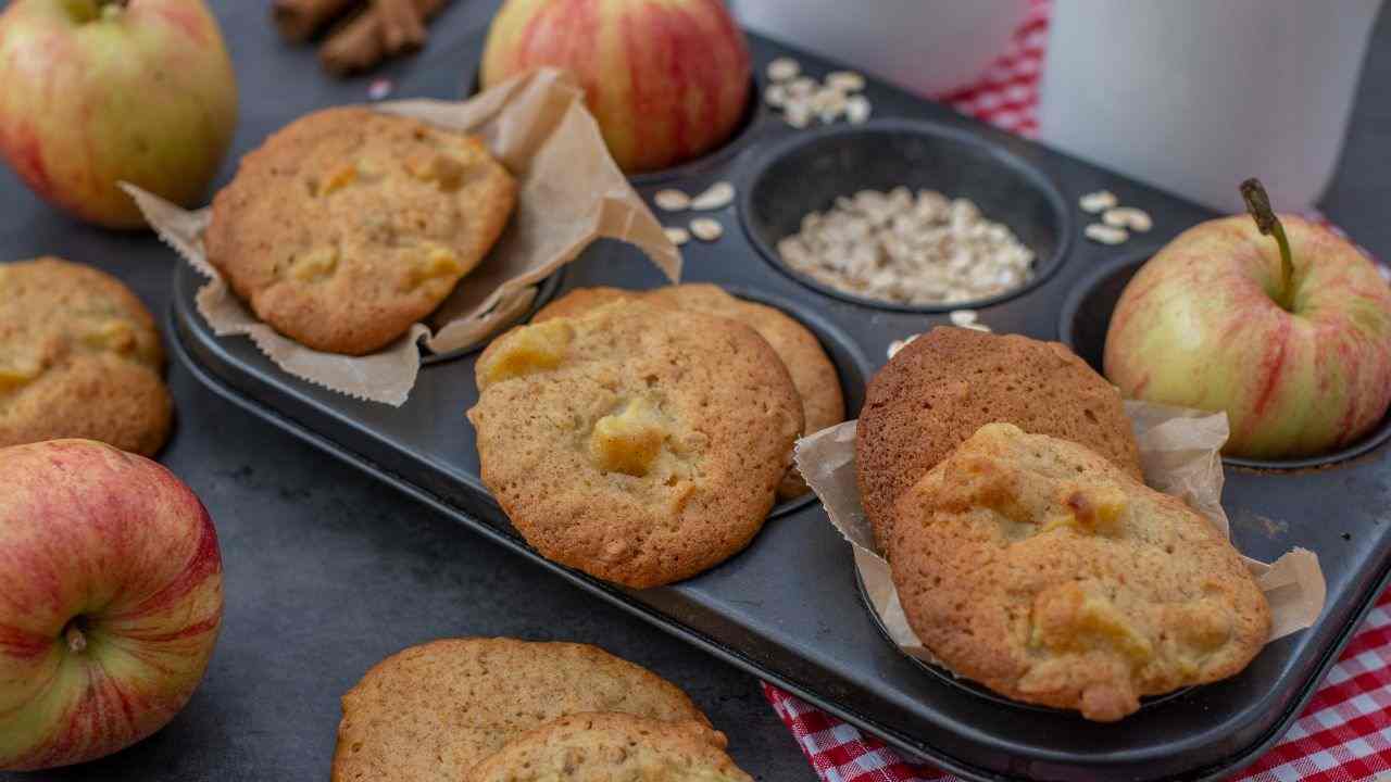 Biscotti alle mele senza burro