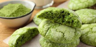 Biscotti matcha