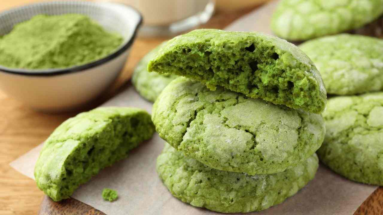 Biscotti matcha