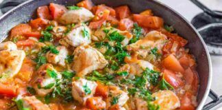 Bocconcini di pollo alla mediterranea