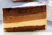 Cheesecake al triplo cioccolato