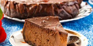 Cheesecake di mele e cioccolato