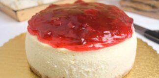 Cheesecake yogurt e fragole
