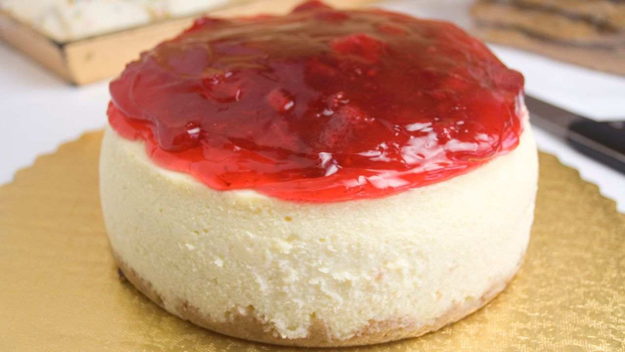 Cheesecake yogurt e fragole