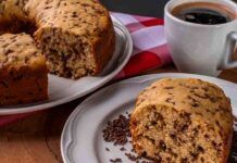 Ho raschiato il barattolo dell’orzo solubile e ho preparato il dolce per la colazione, mia nonna lo faceva sempre, mai sprechi in cucina Ciambellone all'orzo e cioccolato RicettaSprint